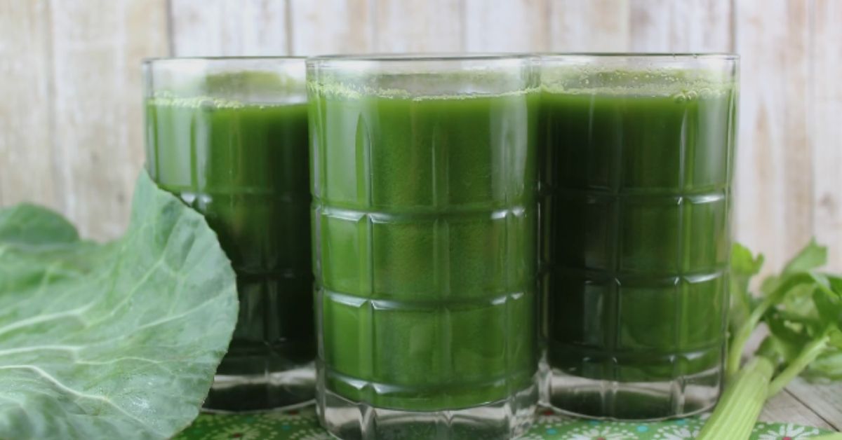 green drinks with chlorophyll